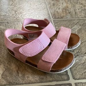 Pink Glitter Sandals